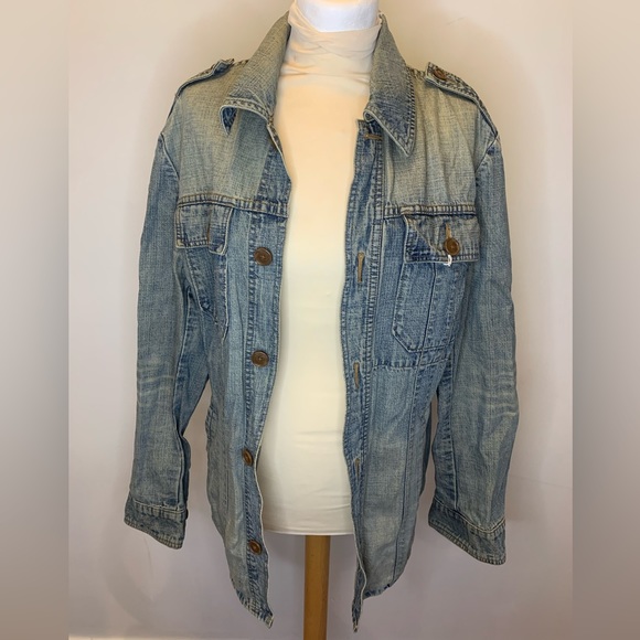 Long Denim Jacket - Picture 1 of 4